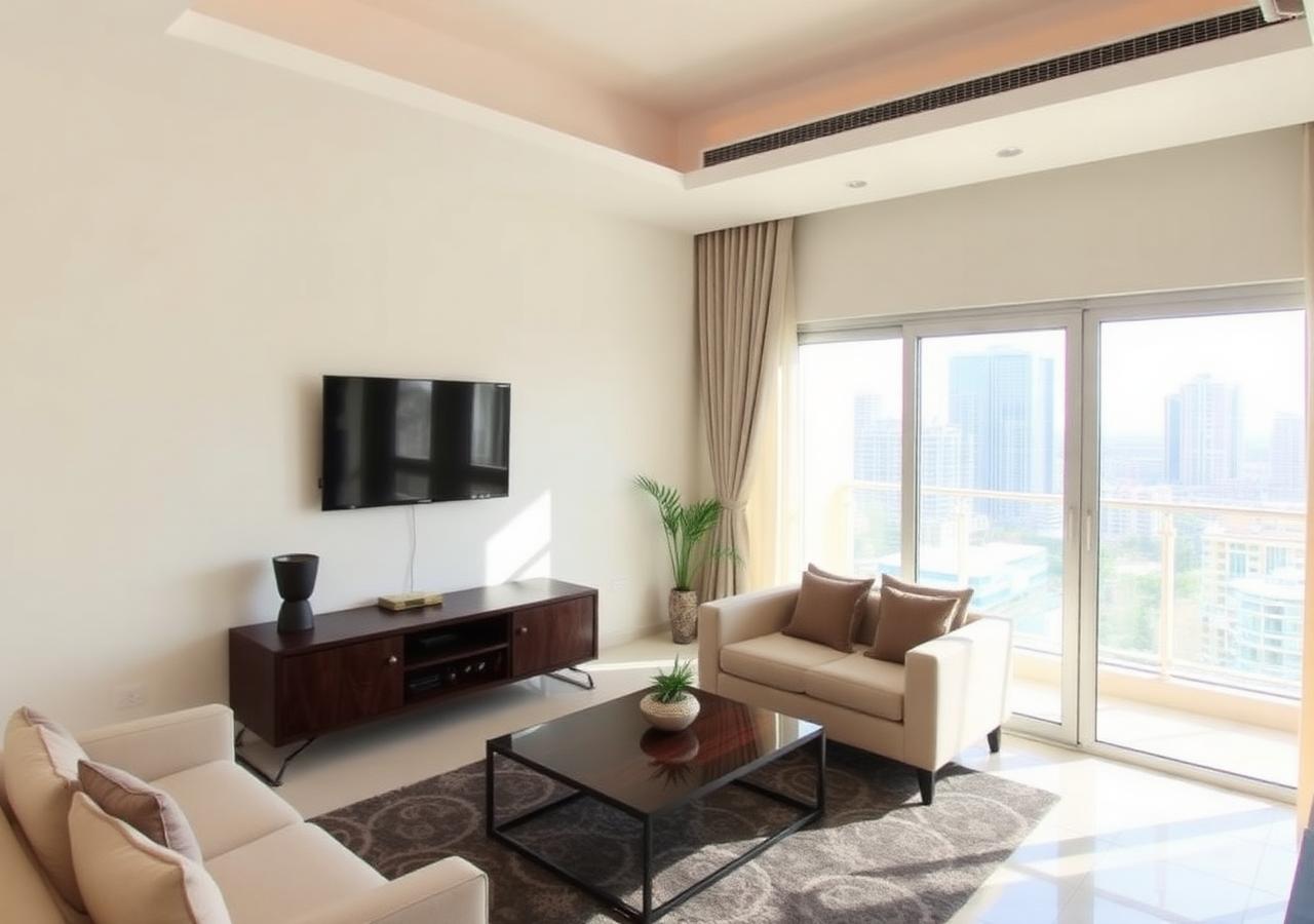 JVC Furnished Apartment — 1 Bedroom (Annual Rent)